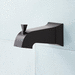 Signature Hardware SHTS82MB Matte Black Wall Mount Tub Faucet