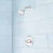 Signature Hardware SIG449049 Brushed Nickel Single Handle Shower Faucet
