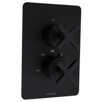  Lucid Thermostatic Valve Trim Trim Kit - Matte Black