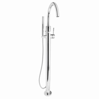  Lucid Freestanding Tub Faucet - Polished Chrome