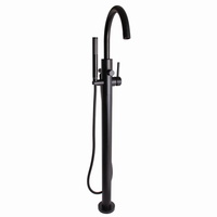  Lucid Freestanding Tub Faucet - Matte Black