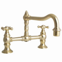  Proper Two-Handle Kitchen Faucet - Brushed Brass