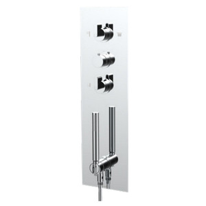 SCPT3309 Lucid Thermostatic Valve Trim Trim Kit - Polished Chrome
