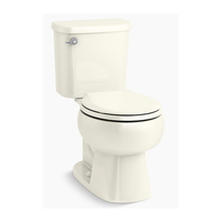  Windham Two Piece Toilet - Biscuit