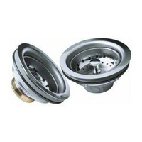  Drain Strainer Kitchen Accessory - Stainless Steel