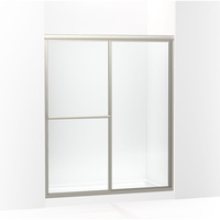  Deluxe Shower Door - Sliding Shower Door - Nickel