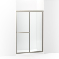  Deluxe Shower Door - Sliding Shower Door - Nickel