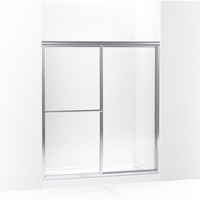  Deluxe Shower Door - Sliding Shower Door - Silver