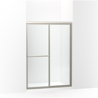  Deluxe Shower Door - Sliding Shower Door - Nickel