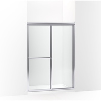 Deluxe Shower Door - Sliding Shower Door - Silver