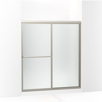  Deluxe Shower Door - Sliding Shower Door - Nickel