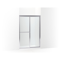  Deluxe Shower Door - Sliding Shower Door - Silver