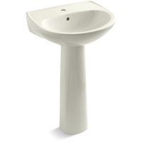 Pedestal Bathroom Sink 21-1/4 x 18-1/4 x 14-1/2