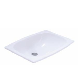 S4420070 Stinson Self Rimming Bathroom Sink - White