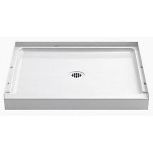 S723011000 Guard + Single Threshold Up To 42" Shower Base - White