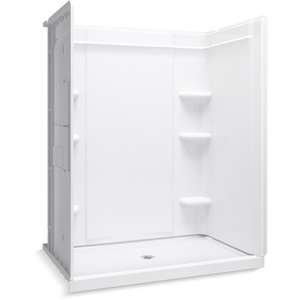 S724301060 Medley Shower Wall Kit Tub/Shower Wall Kit - White S724301060 Medley Shower Wall Kit Tub/Shower Wall Kit - White