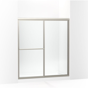 S572113G05N Deluxe Shower Door - Sliding Shower Door - Nickel