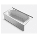 Sterling S713418100 White 60'' x 30'' Soaking Tub