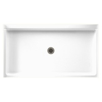  Single Threshold 48'' and Larger Shower Base -  White