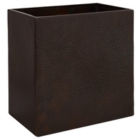  Waste Basket Bathroom Accessory - Hammered Black Copper