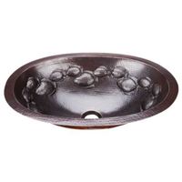  Matisse Self Rimming Bathroom Sink - Black Copper