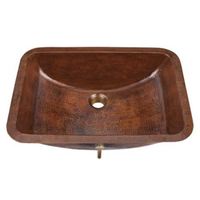  Taxco Undermount Style Bathroom Sink - Black Copper