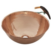  Avem Vessel Style Bathroom Sink - Rose Gold