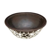  Nest Vessel Style Bathroom Sink - Black Copper