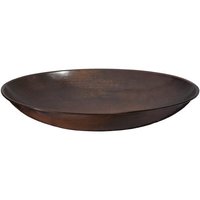  Round Zen Vessel Style Bathroom Sink - Black Copper