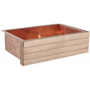 T2KST Kahlo Apron Front / Specialty Sink Kitchen Sink - Rose Gold