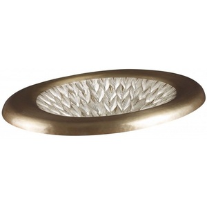 TBOD1914P Morelia Undermount Style Bathroom Sink - Antique Gold TBOD1914P Morelia Undermount Style Bathroom Sink - Antique Gold