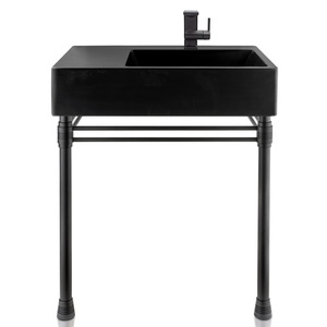 TPV3420MB Escondido Console Bathroom Sink - Matte Black