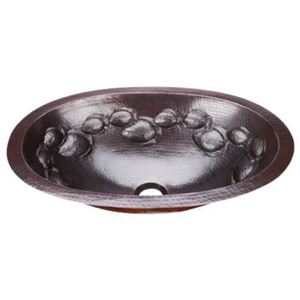 TBOU1905BC Matisse Self Rimming Bathroom Sink - Black Copper