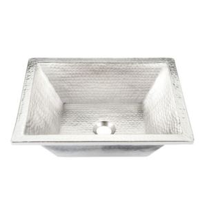 TBPU1914BRN Tonala Undermount Style Bathroom Sink - Hammered Nickel