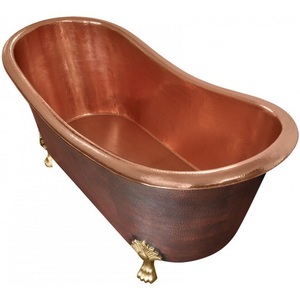 TTBT7030CL Cupatitzio Unique Size Soaking Tub - Hammered Copper