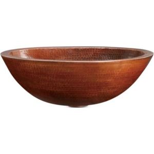 TPBC Altamira Vessel Style Bathroom Sink - Black Copper