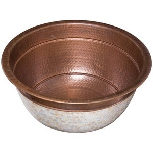 TRMOP Capri Vessel Style Bathroom Sink - Antique Copper