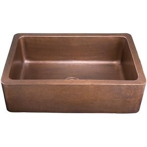 TKSA3322AH Quiroga Apron Front / Specialty Sink Kitchen Sink - Antique Copper