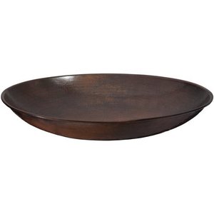 TRFB Round Zen Vessel Style Bathroom Sink - Black Copper