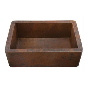 T2KS Kahlo Apron Front / Specialty Sink Kitchen Sink - Aged Copper T2KS Kahlo Apron Front / Specialty Sink Kitchen Sink - Aged Copper