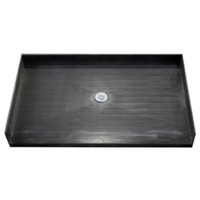  Single Threshold 48'' and Larger Shower Base - Grey