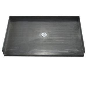 T3866CBFPVC Single Threshold 48'' and Larger Shower Base - Grey T3866CBFPVC Single Threshold 48'' and Larger Shower Base - Grey