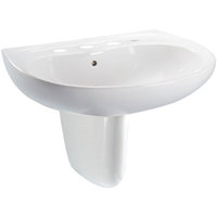  Prominence Wall Hung Bathroom Sink - Cotton