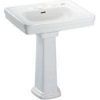 Pedestal Bathroom Sink 27-1/2'' x 22-1/4'' x 34''