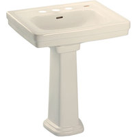 Pedestal Bathroom Sink 27-1/2'' x 22-1/4'' x 34''