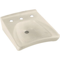  Reliance Commercial Wall Hung Bathroom Sink - Bone