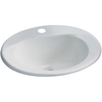  Supreme Self Rimming Bathroom Sink - Gray