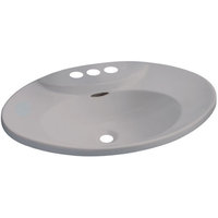  Pacifica Self Rimming Bathroom Sink - Gray