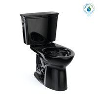  Drake Two Piece Toilet - Ebony