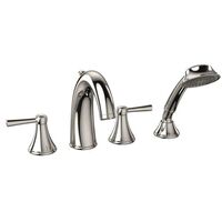  Silas Deck Mount With Handshower Tub Faucet - Polished Nickel